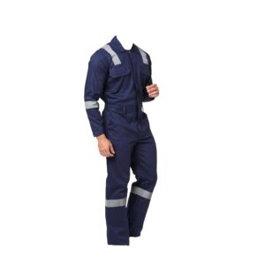 Cotton Industrial Boiler Suit (Coveralls) with Reflective Tape – Protection for All Industries, Customizable According to Requirement