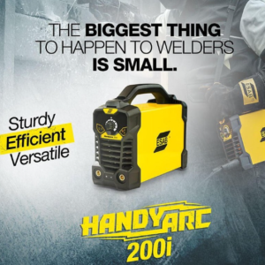 ESAB Handy Arc 204i Arc Welding Machine – Portable 220V IGBT Inverter Welder for MMA Welding – Supports Up to 4mm Electrodes – High Efficiency for Professional & DIY Use