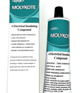 MOLYKOTE 4 Electrical Insulating Compound – 150g – High Dielectric Silicone Grease for Connectors, O-Rings, Moisture Sealing – PFAS-Free, Wide Temp Range (-54°C to 200°C)