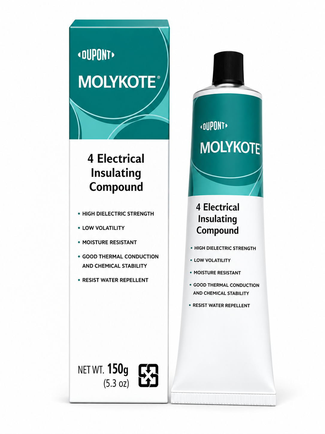 file_0000000076748207b40833cd7c8a85a3 MOLYKOTE 4 Electrical Insulating Compound – 150g – High Dielectric Silicone Grease for Connectors, O-Rings, Moisture Sealing – PFAS-Free, Wide Temp Range (-54°C to 200°C) - Image 1