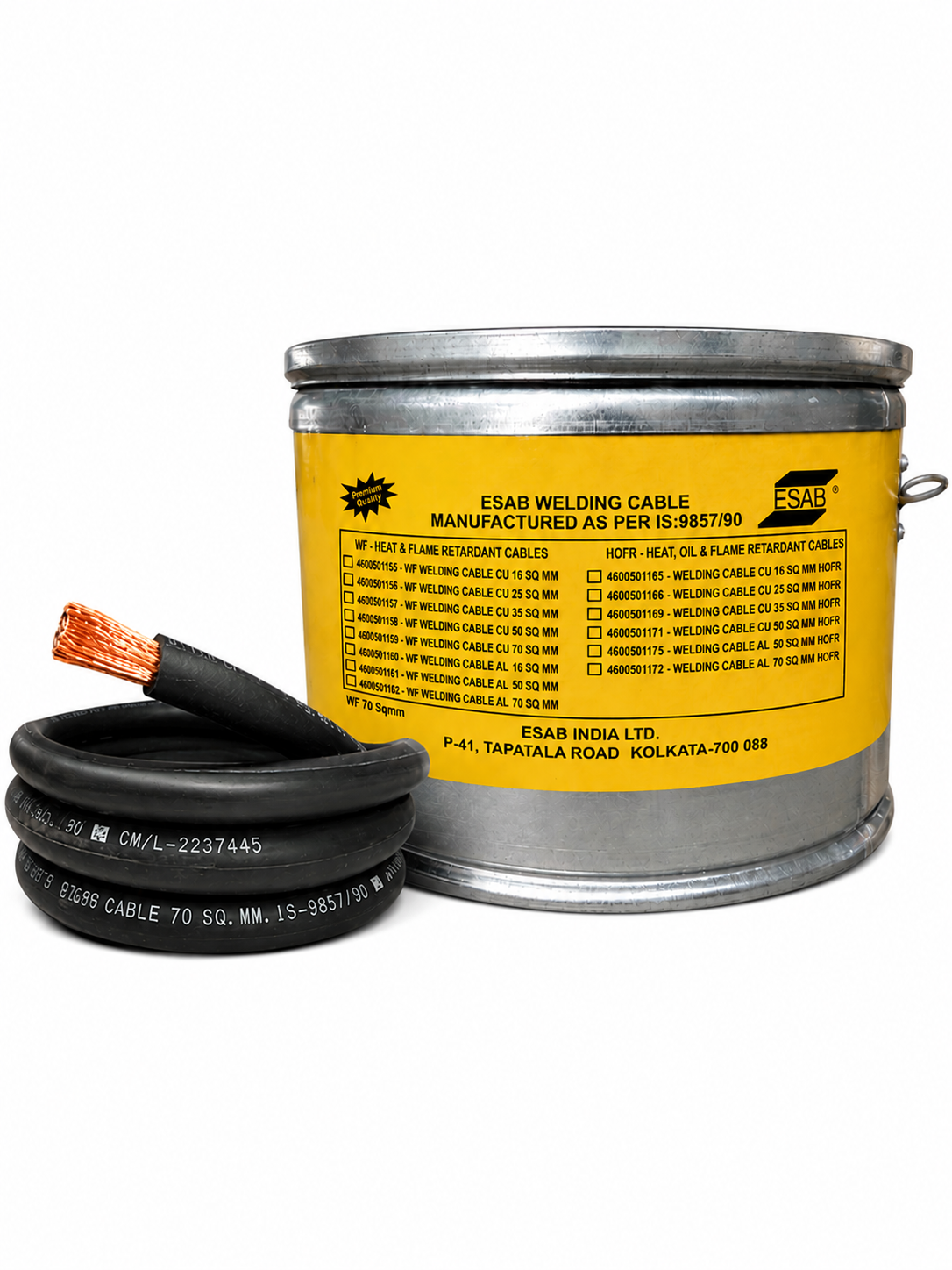 file_0000000082fc820881b5d25f356e647c ESAB HFR and HOFR welding cables - Image 1