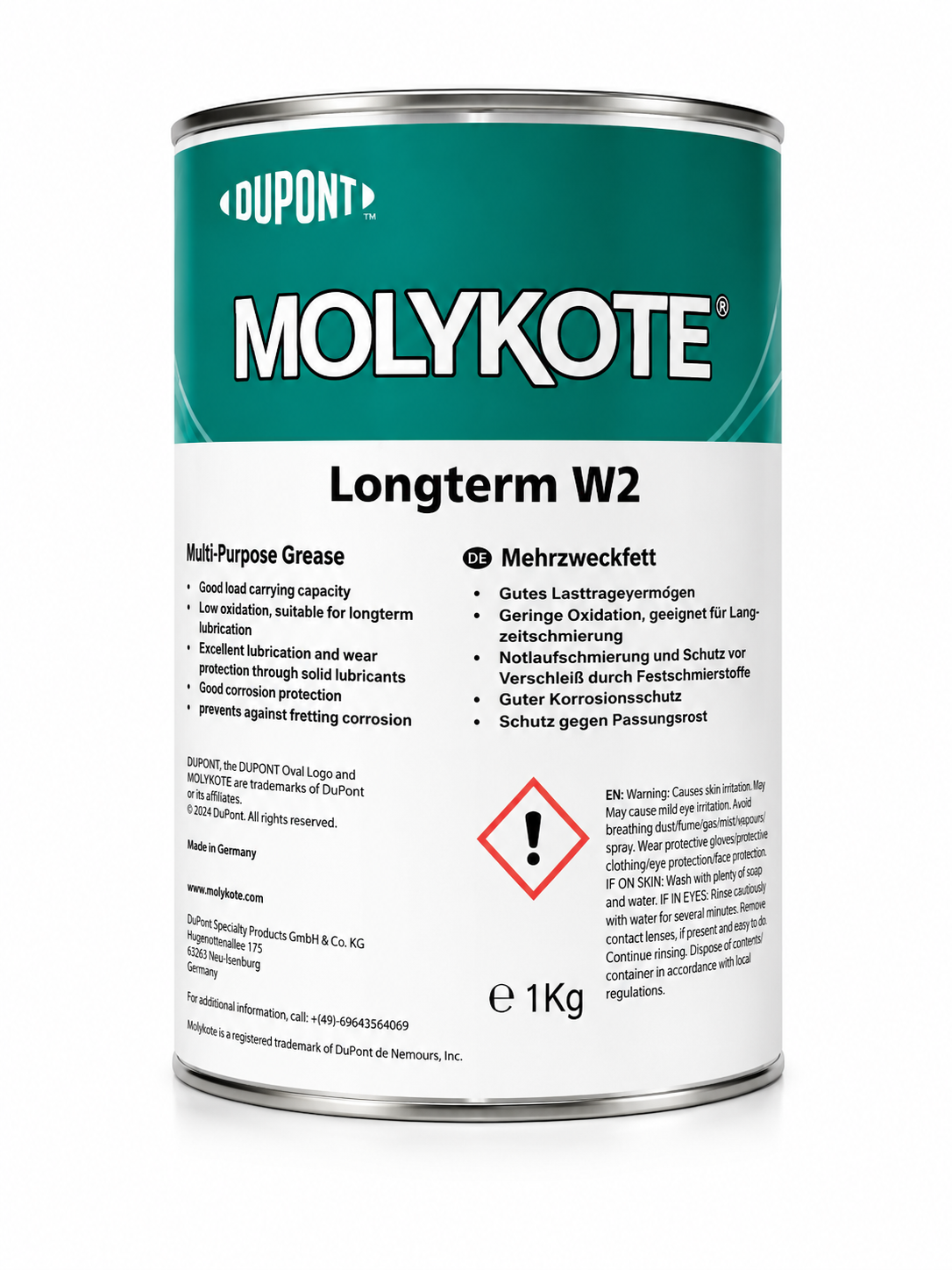 file_00000000f06c8208873307ddaa592a74 MOLYKOTE Longterm W 2 High Performance Grease - 1 Kg Pack - Image 1