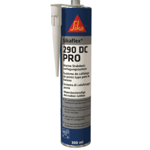 Sikaflex®-290 DC PRO Marine Deck Caulking Sealant – 600ml Black UV-Resistant Moisture-Curing Polyurethane Adhesive for Boat & Yacht Timber Decks Sandable Durable Waterproof