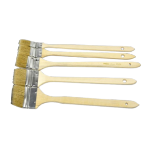 3" DOG Leg Brush with Wooden Handle – Premium Quality Painting Brush, Multi-Purpose for Detailing