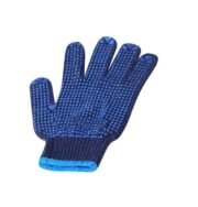 Cotton Knitted Dotted Gloves - Hand Protection, Highly Durable - MOQ 24 Pairs - Image 3