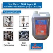 StarBlaze 17C01 Super 40 Four In One Rust Remover – Heavy Duty 5 Litre Can for Industrial & Electrical Applications with High Corrosion Resistance and Wide Temperature Range - Image 2
