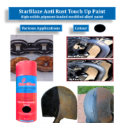 StarBlaze 11C02 Anti Rust Touch Up Paint – Black, 500 ml (Pack of 2) - Image 2