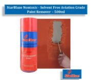 StarBlaze 11C04 Paint Remover – Aviation Grade, Water-Based Paint Stripper – Plastic Safe & Solvent-Free – Biodegradable Formula – 500ml Pack of 2 – Heavy-Duty Paint Removal - Image 3