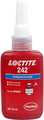 LOCTITE® 242® Medium Strength Threadlocker – Blue, Thixotropic Adhesive, 50ml - Image 2