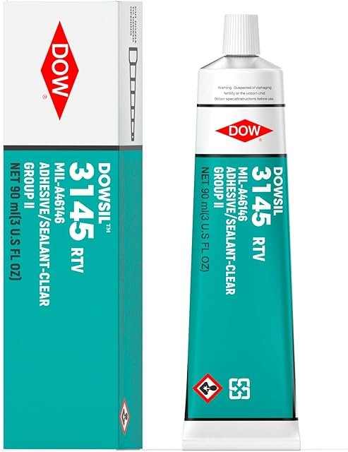 61njKw-jlsL._AC_SL640_ DOWSIL™ 3145 RTV MIL-A-46146 Clear Adhesive Sealant 90ml (3 oz) - Image 1