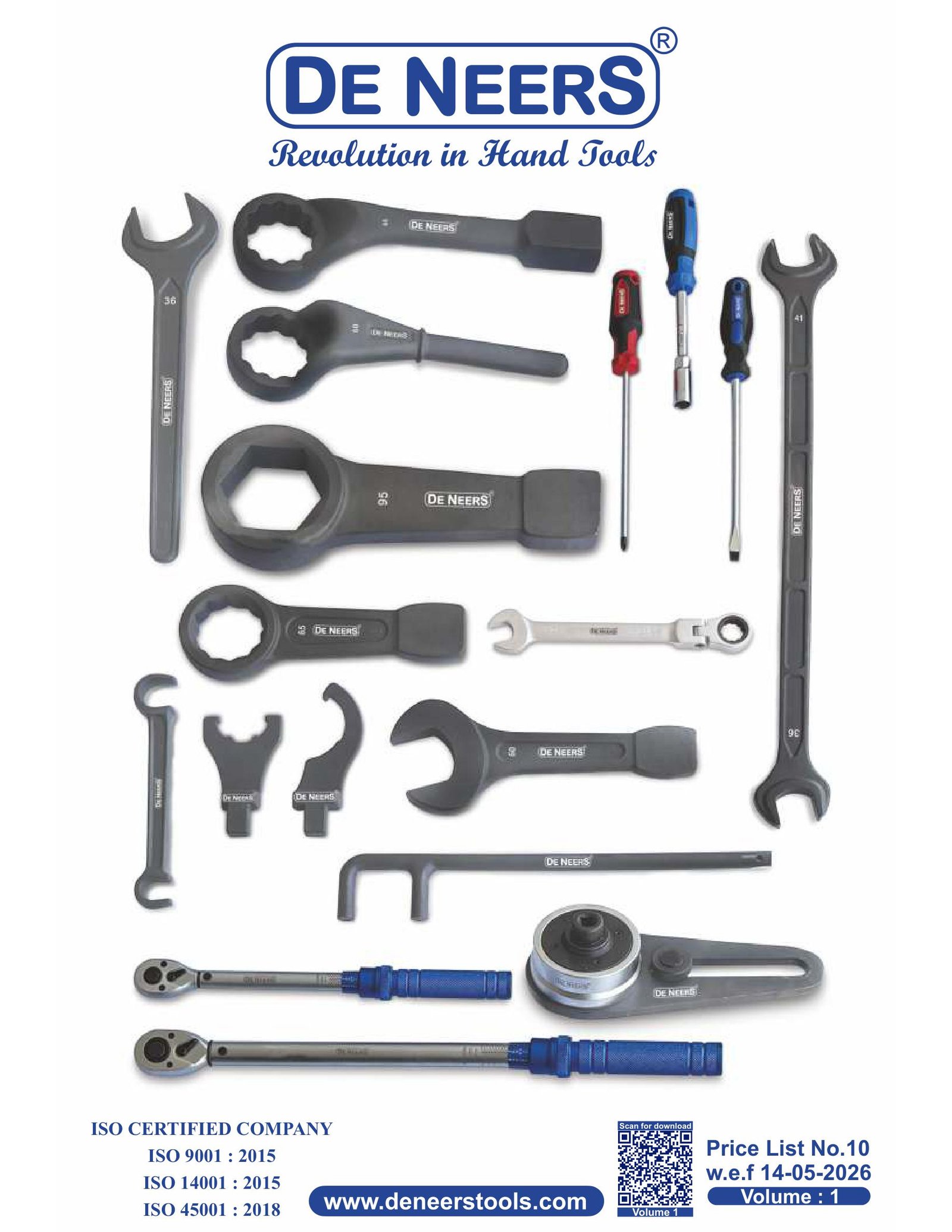 De Neers Heavy Duty Hand Tools – Slogging Wrenches, Ratchets & Specialty Tools De Neers Heavy Duty Hand Tools – Slogging Wrenches, Ratchets & Specialty Tools - Image 1