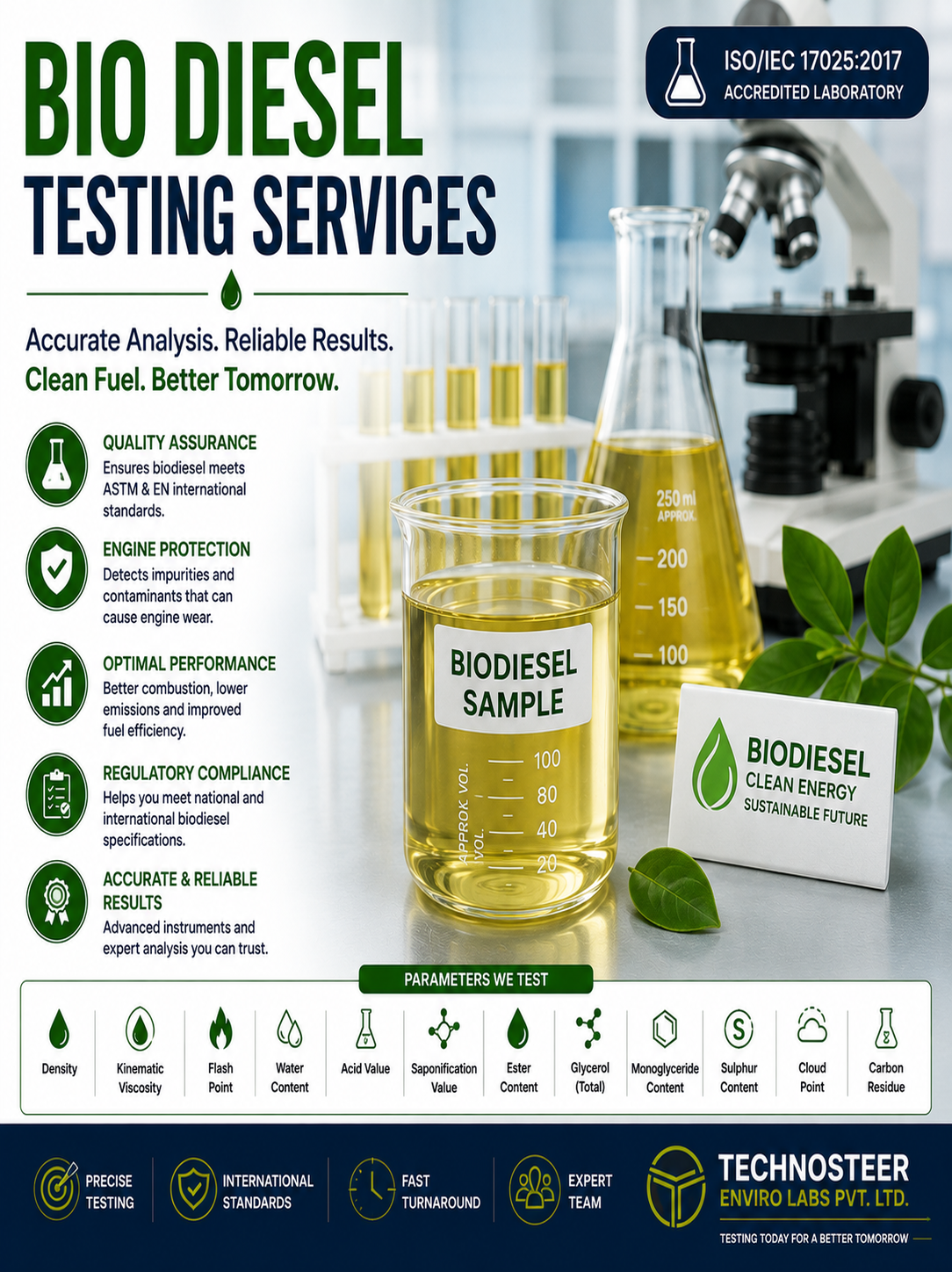 TECHNOSTEER BIO DIESEL TESTING BIO Diesel Testing - Image 1